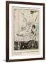 How King Arthur Saw the Questing Beast and Thereof Had Great Marvel-Aubrey Beardsley-Framed Photographic Print