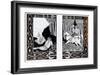 How King Mark and Sir Dinadan Heard Sir Palomides, Illustration from 'Le Morte D'Arthur'-Aubrey Beardsley-Framed Giclee Print