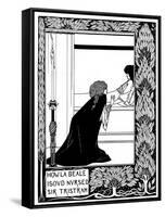 How La Beale Isoud Nursed Sir Tristram-Aubrey Beardsley-Framed Stretched Canvas