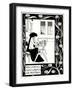 How La Beale Isoud Wrote to Sir Tristram-Aubrey Beardsley-Framed Giclee Print