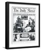 How London Hailed the End of the War-null-Framed Photographic Print