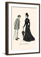 How Long Should I Wear Mourning-Charles Dana Gibson-Framed Art Print