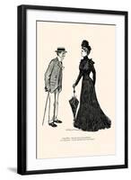 How Long Should I Wear Mourning-Charles Dana Gibson-Framed Art Print