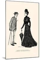 How Long Should I Wear Mourning-Charles Dana Gibson-Mounted Art Print