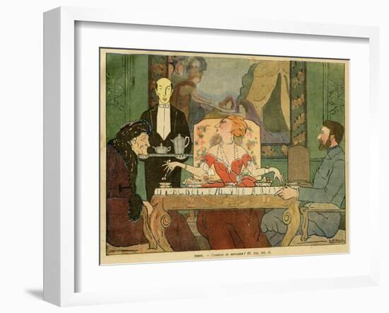 How Many Lumps ? 1917-GK Benda-Framed Art Print