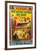 How Motion Pictures Are Made - 1914-null-Framed Giclee Print