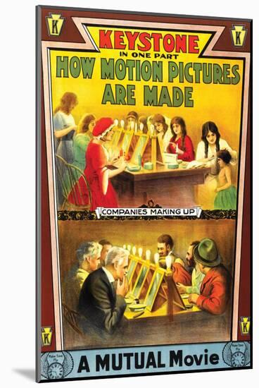 How Motion Pictures Are Made - 1914-null-Mounted Giclee Print