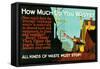How Much Do You Waste?-Robert Beebe-Framed Stretched Canvas