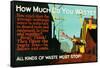 How Much Do You Waste?-Robert Beebe-Framed Stretched Canvas