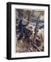 How Norah the Bulldog Was Saved from the Sinking Battleship-Cyrus Cuneo-Framed Giclee Print