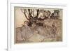 How Now Spirit! Wither Wander You?, Illustration from 'Midsummer Nights Dream'-Arthur Rackham-Framed Giclee Print