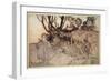 How Now Spirit! Wither Wander You?, Illustration from 'Midsummer Nights Dream'-Arthur Rackham-Framed Giclee Print