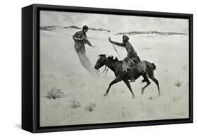 How Order No. 6 Went Through, or the Vision-Frederic Sackrider Remington-Framed Stretched Canvas