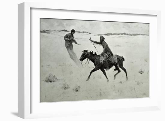 How Order No. 6 Went Through, or the Vision-Frederic Sackrider Remington-Framed Giclee Print