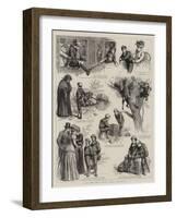 How Our Boys Spent their Holidays-Godefroy Durand-Framed Giclee Print