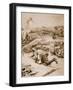 How Private Smith, Ontario, Took Bombs to His Comrades at 'Stony Mountain'-null-Framed Giclee Print