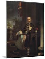 'How Qua, Head of the Hong Merchants in Canton', c1830-George Chinnery-Mounted Giclee Print