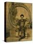 How Qua, Senior Hong Merchant at Canton, China-George Chinnery-Stretched Canvas