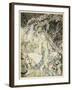 How Queen Guenever Rode A-Maying into the Woods and Fields Beside Westminster-Arthur Rackham-Framed Giclee Print