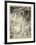 How Queen Guenever Rode A-Maying into the Woods and Fields Beside Westminster-Arthur Rackham-Framed Giclee Print