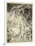 How Queen Guenever Rode A-Maying into the Woods and Fields Beside Westminster-Arthur Rackham-Framed Giclee Print