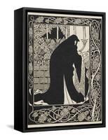 How Queen Guinevere made her a nun-Aubrey Beardsley-Framed Stretched Canvas