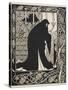 How Queen Guinevere made her a nun-Aubrey Beardsley-Stretched Canvas