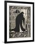 How Queen Guinevere made her a nun-Aubrey Beardsley-Framed Giclee Print