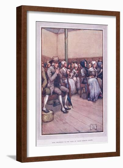 How Reverend Is the View of These Hushed Heads-Sybil Tawse-Framed Giclee Print