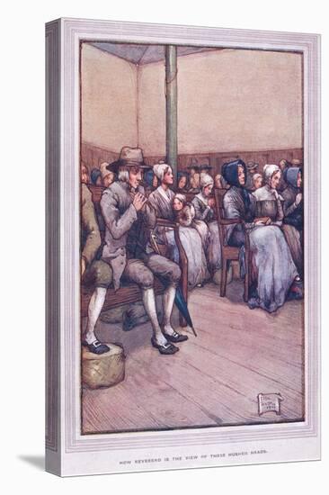 How Reverend Is the View of These Hushed Heads-Sybil Tawse-Stretched Canvas