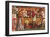 How Sir Galahad, Sir Bors & Sir Percival Were Fed with Sanct Grael; But Sir Percival's Sister Died-Dante Gabriel Rossetti-Framed Giclee Print