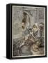 How Sir Lancelot Faught with a Friendly Dragon-Arthur Rackham-Framed Stretched Canvas