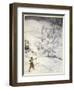 How Sir Launcelot Was Shot by a Gentlewoman Hunting-Arthur Rackham-Framed Giclee Print