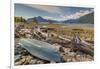How Sound and overturned boat at Furry Creek off The Sea to Sky Highway near Squamish, British Colu-Frank Fell-Framed Photographic Print