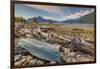 How Sound and overturned boat at Furry Creek off The Sea to Sky Highway near Squamish, British Colu-Frank Fell-Framed Photographic Print