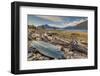 How Sound and overturned boat at Furry Creek off The Sea to Sky Highway near Squamish, British Colu-Frank Fell-Framed Photographic Print