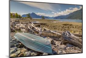 How Sound and overturned boat at Furry Creek off The Sea to Sky Highway near Squamish, British Colu-Frank Fell-Mounted Photographic Print