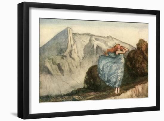 How Sweet the Answer Echo Makes-Robert Anning Bell-Framed Giclee Print