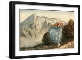 How Sweet the Answer Echo Makes-Robert Anning Bell-Framed Giclee Print