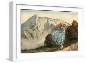 How Sweet the Answer Echo Makes-Robert Anning Bell-Framed Giclee Print