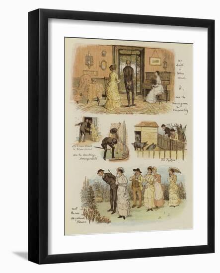 How Tankerville Smith Took a Country Cottage-null-Framed Giclee Print