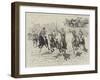 How the Briton Amuses Himself Abroad, a Cigar Race-null-Framed Giclee Print