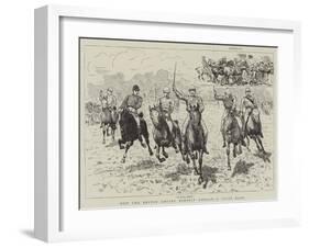 How the Briton Amuses Himself Abroad, a Cigar Race-null-Framed Giclee Print