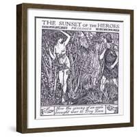 How the Giving of an Apple Brought War to Troy-Herbert Cole-Framed Giclee Print