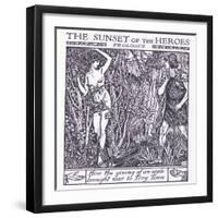 How the Giving of an Apple Brought War to Troy-Herbert Cole-Framed Giclee Print