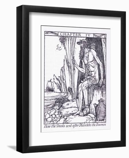 How the Greeks Sent after Philoctetes the Bowman-Herbert Cole-Framed Giclee Print