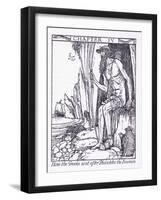 How the Greeks Sent after Philoctetes the Bowman-Herbert Cole-Framed Giclee Print