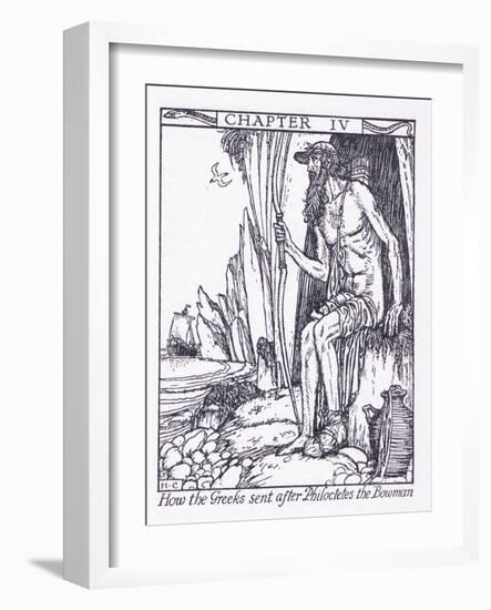 How the Greeks Sent after Philoctetes the Bowman-Herbert Cole-Framed Giclee Print