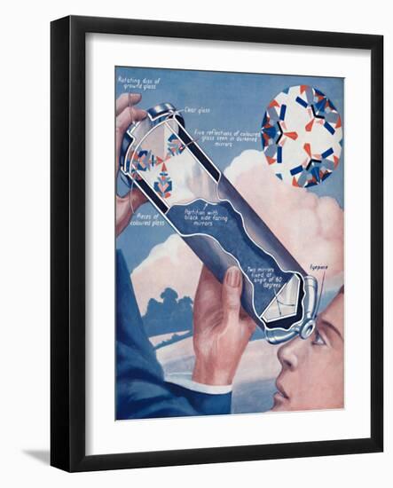 'How The Kaleidoscope Makes Its Patterns', 1936-Unknown-Framed Giclee Print