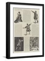 How the Old Actors Dressed Shakspere-James Godwin-Framed Giclee Print